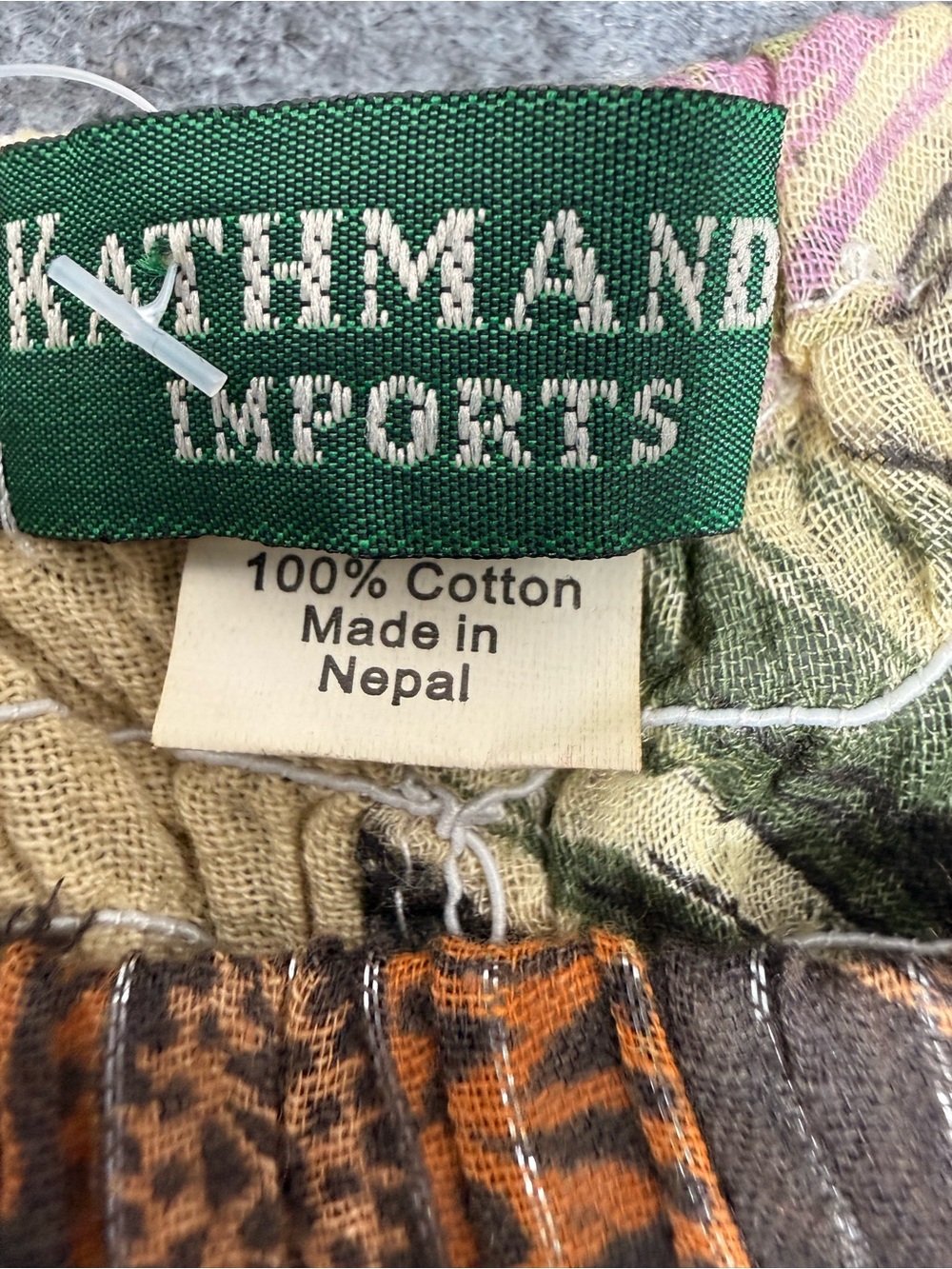 Katmandu Imports Handmade Patchwork Cotton Boho Jumpsuit Romper S/M Made in Nepl - Picture 3 of 6